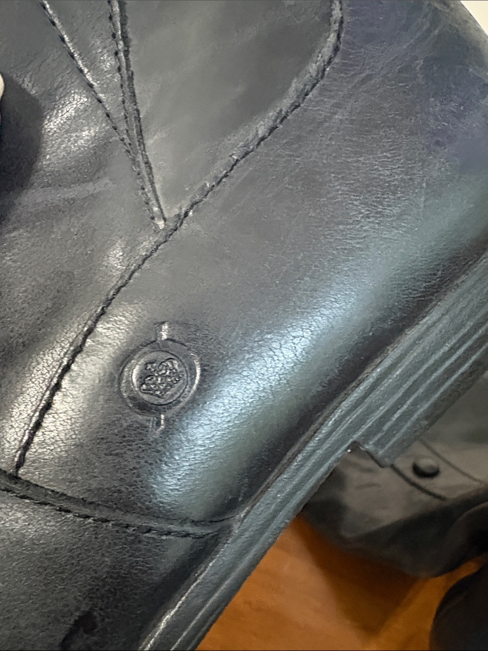 Born Sage Black Tall Leather Boots Size 11 - Picture 16 of 16